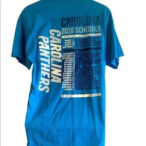 NWOT CAROLINA PANTHERS SHORT SLEEVE TEE T SHIRT 2016 Men's Lg